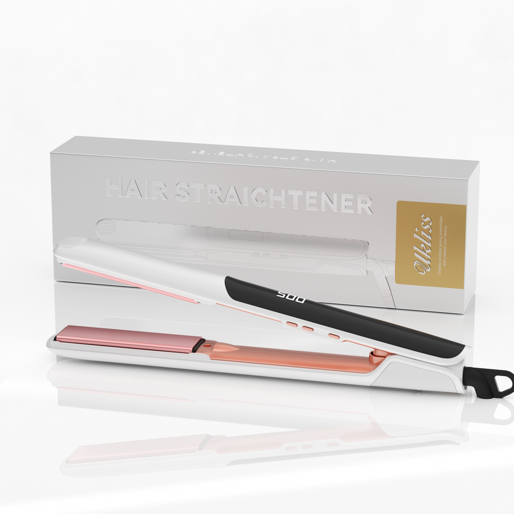 Ukliss Lustra 2-in-1 Stijltang Wit & Roségoud
