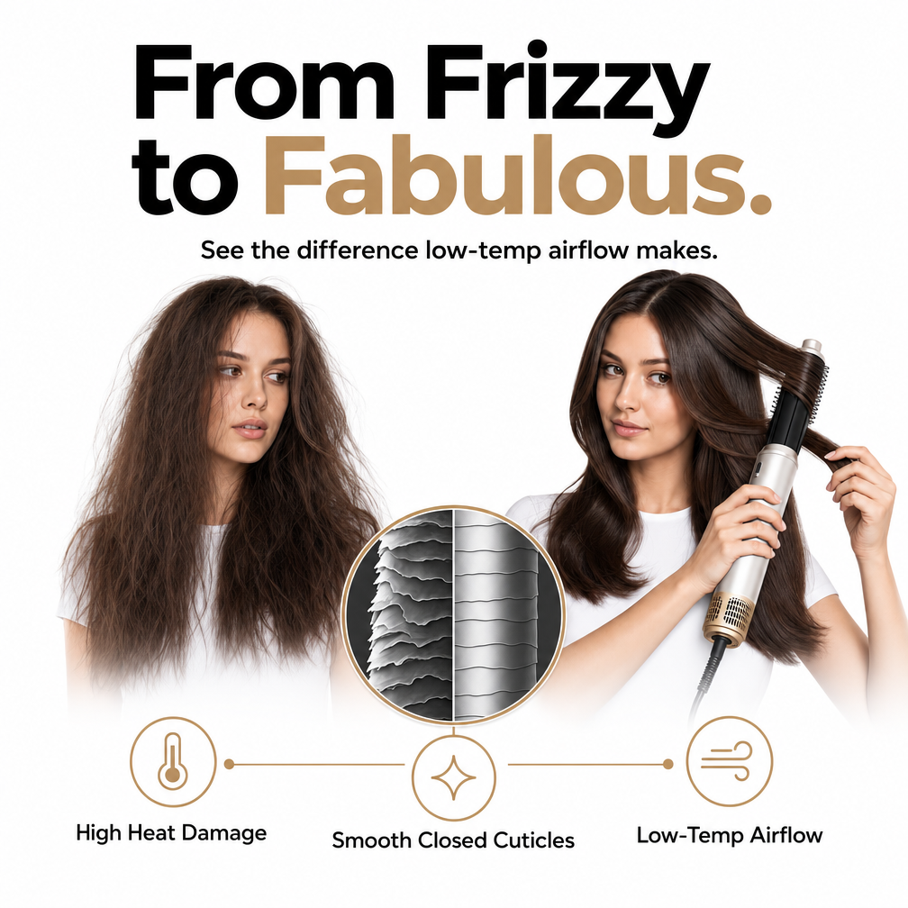 Ukliss Aura 5-in-1 Hairstyler Champagne