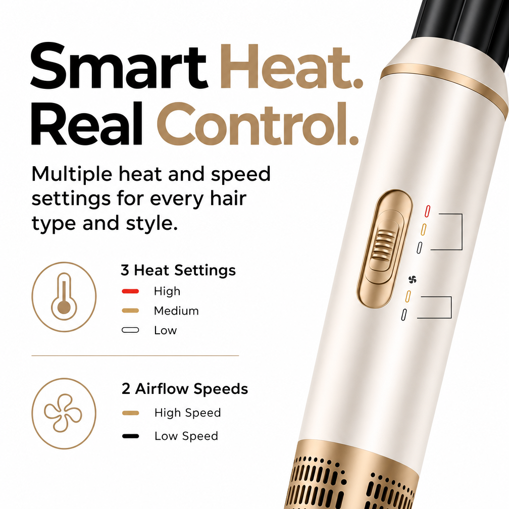 Ukliss Aura 5-in-1 Hairstyler Champagne
