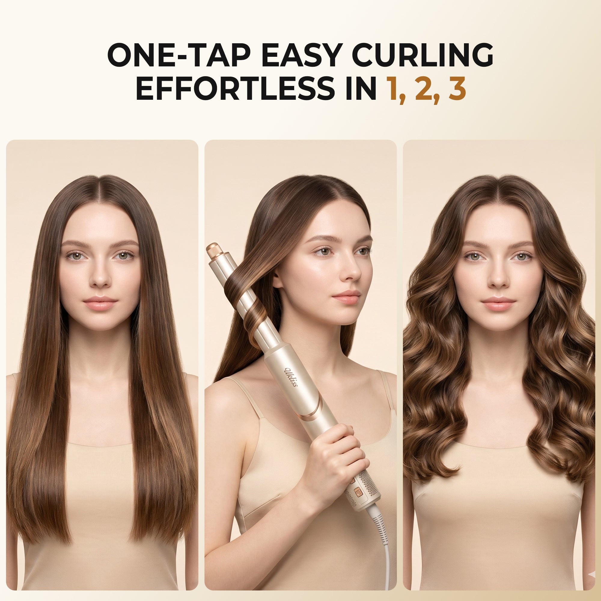 Ukliss Nexus 8-in-1 Hairstyler Champagne
